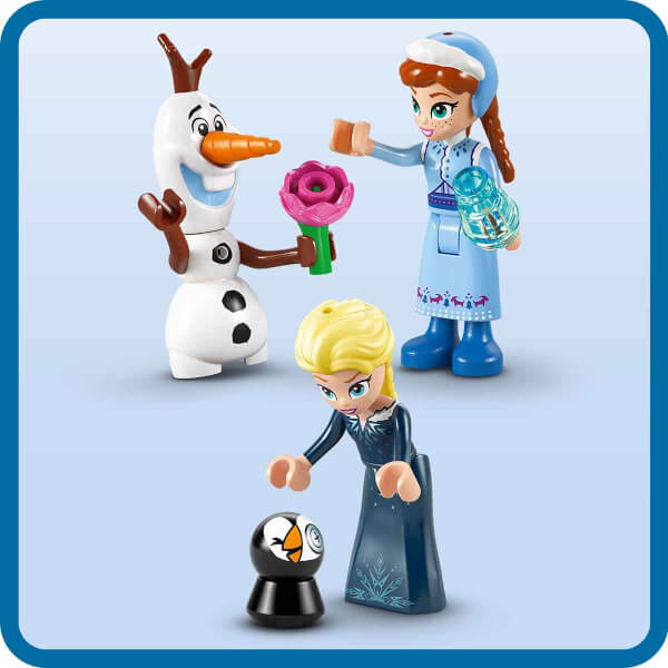 LEGO Disney Frozen Arendelle Karlar Ülkesi Şatosu 43265 - 5 Yaş ve Üzeri Prenses Seven Çocuklar için Elsa Mini Bebek İçeren Yaratıcı Oyuncak Yapım Seti (177 Parça)