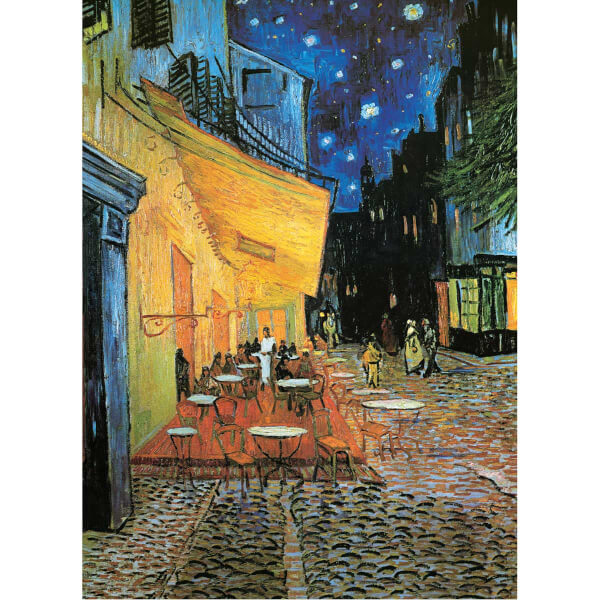 1000 Parça Puzzle : Cafe Terrace At Night - Vincent Van Gogh