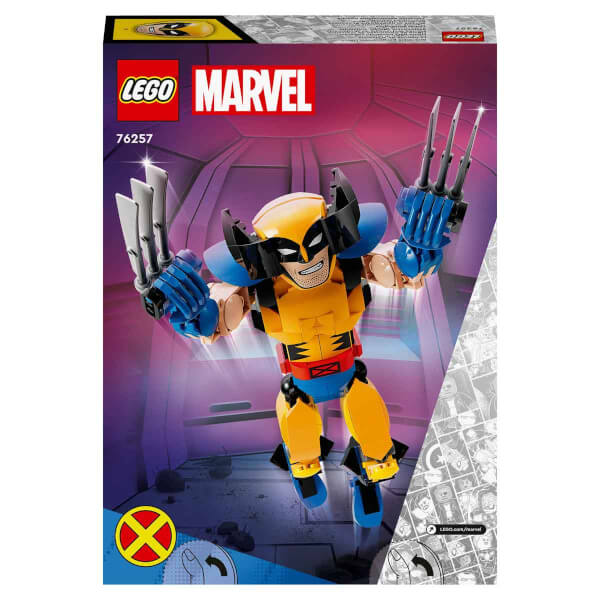 LEGO Marvel Wolverine Yapım Figürü 76257 - Süper Kahraman Seven 8 Yaş ve Üzeri Çocuklar için Tam Eklemli X-Men Süper Kahraman Yaratıcı Oyuncak Yapım Seti (327 Parça)