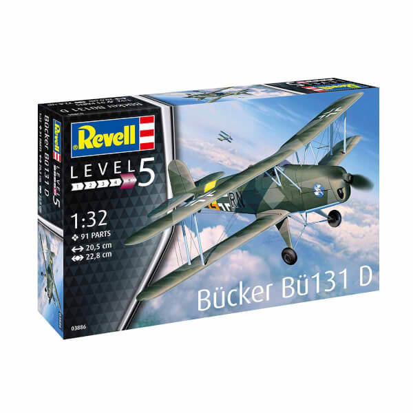 Revell 1:32 Bücker Bü131 D Uçak VSU03886