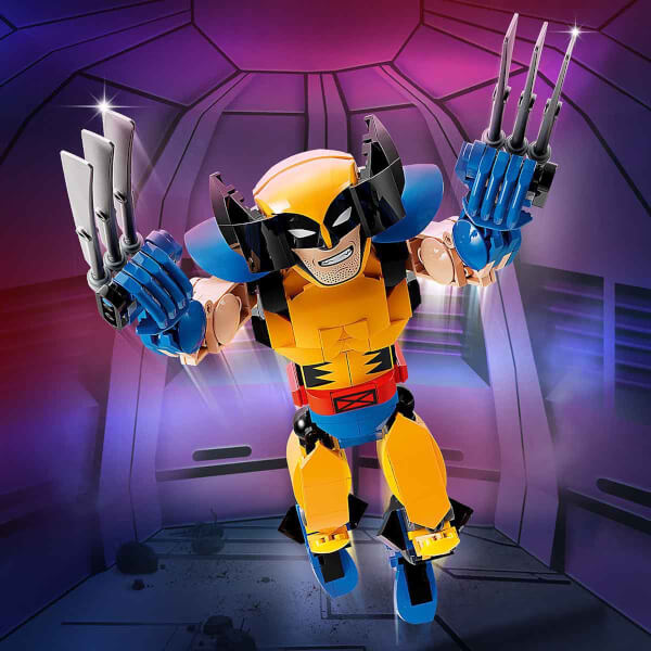 LEGO Marvel Wolverine Yapım Figürü 76257 - Süper Kahraman Seven 8 Yaş ve Üzeri Çocuklar için Tam Eklemli X-Men Süper Kahraman Yaratıcı Oyuncak Yapım Seti (327 Parça)