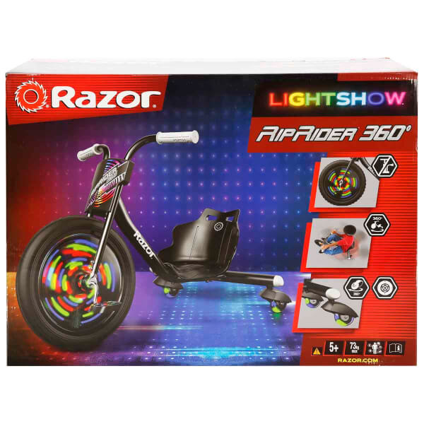 Razor Işıklı RipRider 360 Üç Tekerlekli Bisiklet