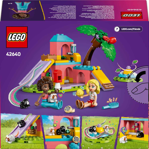 LEGO Friends Ginepig Oyun Parkı 42640 - 5 Yaş ve Üzeri Çocuklar için Yaratıcı Oyuncak Yapım Seti (86 Parça)