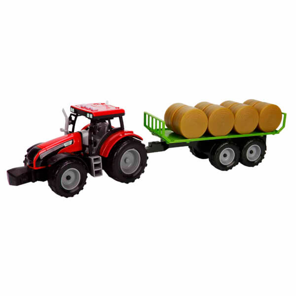 Maxx Wheels Sesli Ve Işıklı Römorklu Traktör 44 cm