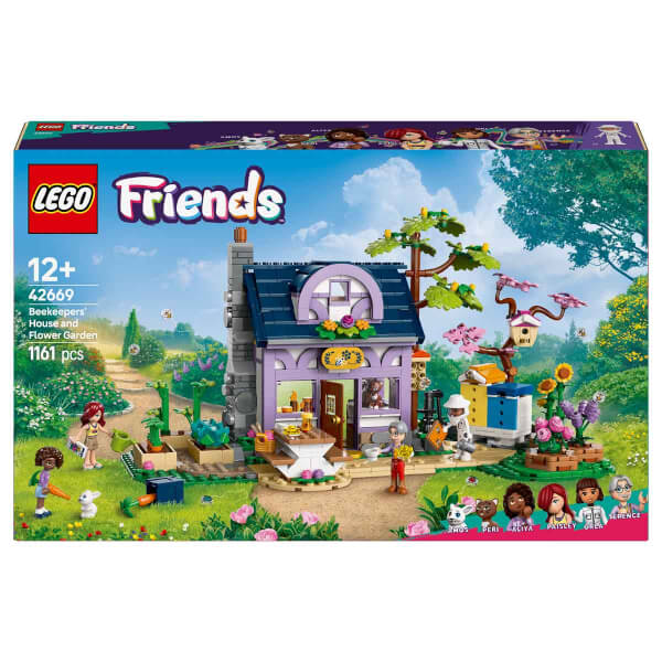 LEGO Friends Arıcıların Evi ve Çiçek Bahçesi 42669 - 12 Yaş ve Üzeri Gençler için Mini Bebek İçeren Yaratıcı Oyuncak Yapım Seti (1161 Parça)