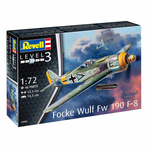 Revell 1:72 Focke Wulf Fw 190 F-8 Uçak 63898