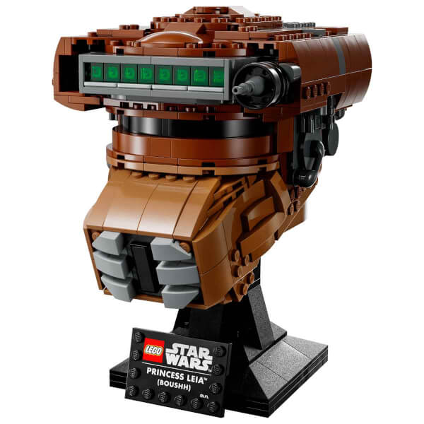 LEGO Star Wars Prenses Leia (Boushh) Kaskı 75351 - Yetişkinler için Koleksiyonluk Sergileme Modeli Yapım Seti (670 Parça)