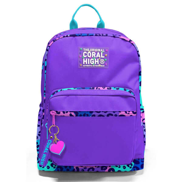 Coral High Leopar Desenli Okul Çantası 23632