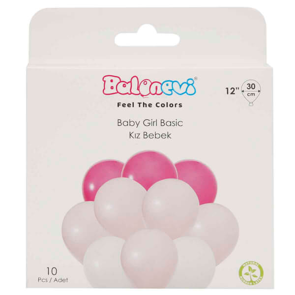 Kız Bebek Balon 10’lu 