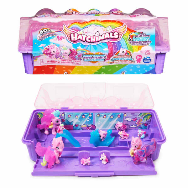 Hatchimals Biriktirebilir Sürpriz 10 Karakterli Unicorn Ailesi Oyun Seti 