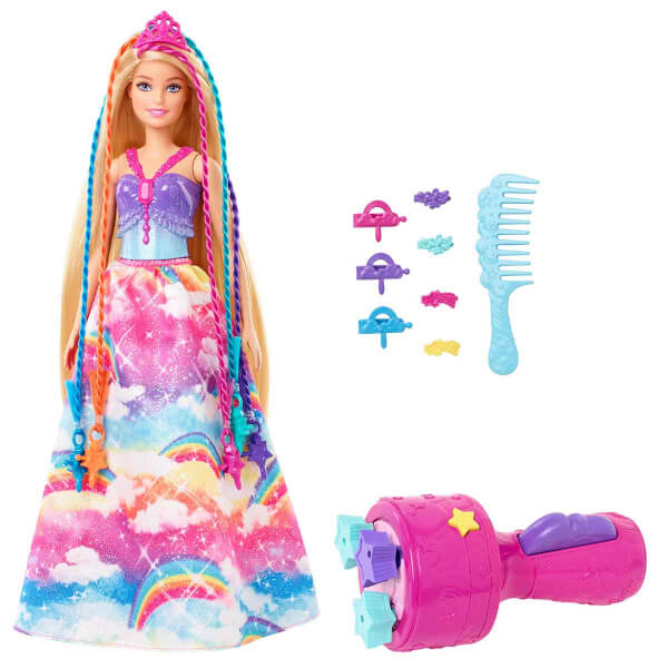 Barbie Dreamtopia Örgü Saçlı Prenses Bebeği GTG00