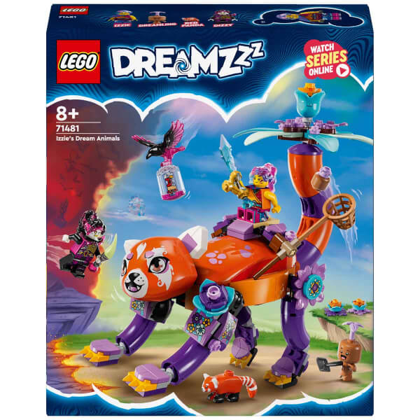 LEGO DREAMZzz Izzie’nin Düş Hayvanları 71481 – 8 Yaş ve Üzeri için Minifigür ve Hayvan Figürleri İçeren Yaratıcı Oyuncak Yapım Seti (328 Parça)