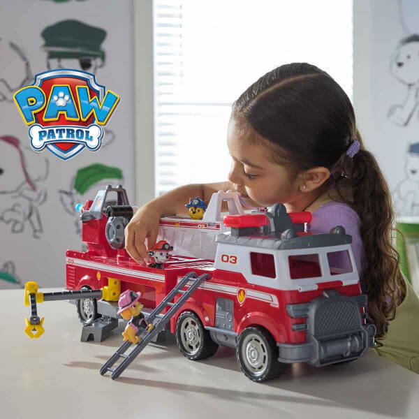 PAW Patrol Sesli ve Işıklı İtfaiye Aracı Oyun Seti