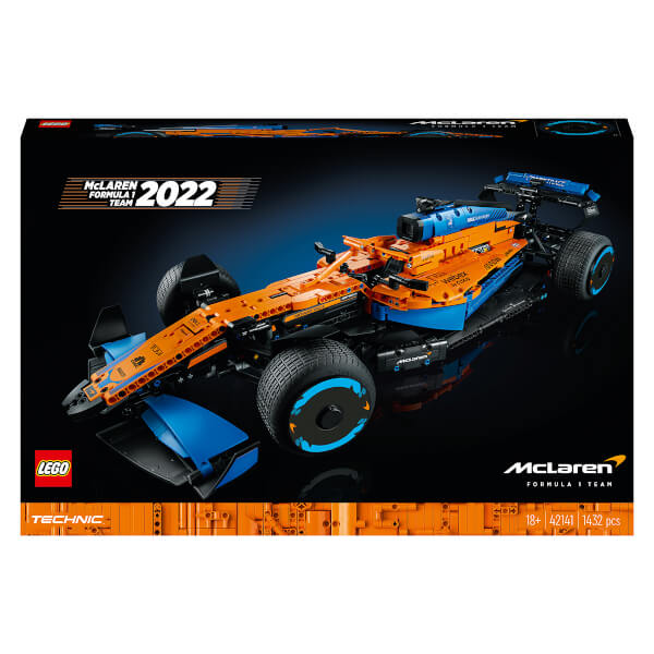  LEGO Technic McLaren Formula 1 Yarış Arabası 42141 - Yetişkinler için 2022 Araba Modeli Yapım Seti (1434 Parça)