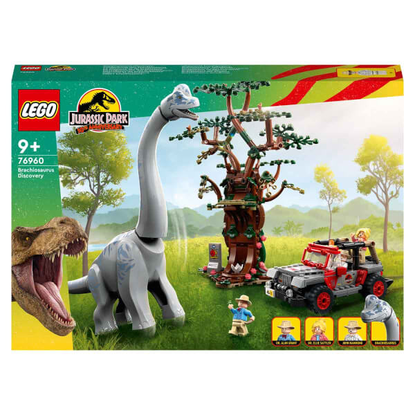 LEGO® Jurassic Park Brachiosaurus Keşfi 76960 - 9 Yaş ve Üzeri Çocuklar için Koleksiyonluk Yaratıcı Oyuncak Dinozor Yapım Seti (512 Parça)