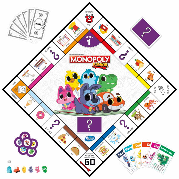 Monopoly Junior 2'si 1 Arada F8562