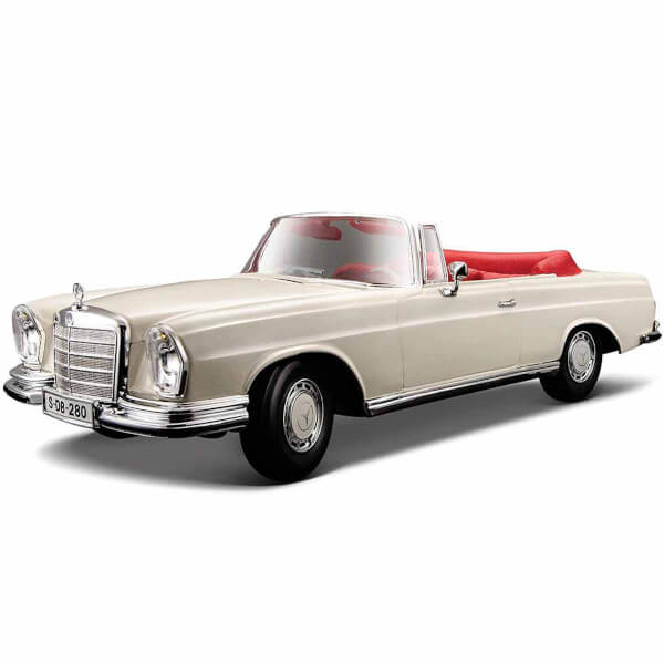 1:18 1967 Mercedes-Benz 280SE Special Edition Die Cast Araba