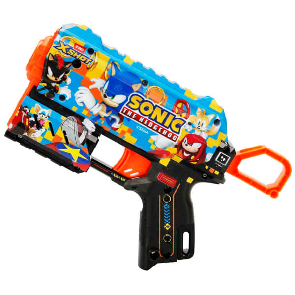 X-Shot Skins Flux Sonic The Hedgehog 8 Mermili Sünger Dart Atan Silah 21 cm