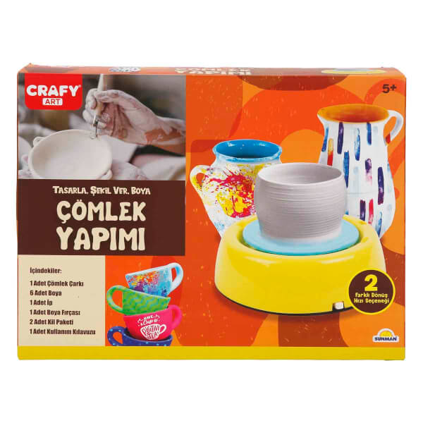 Crafy Çömlek Yapım Seti