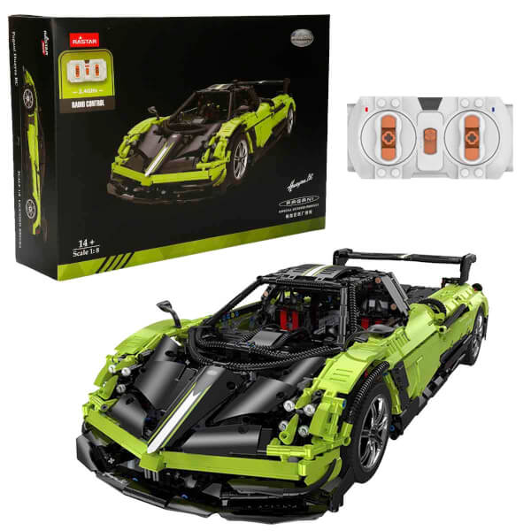 1:8 Pagani Huayra BC Yeşil USB Şarjlı Uzaktan Kumandalı Model