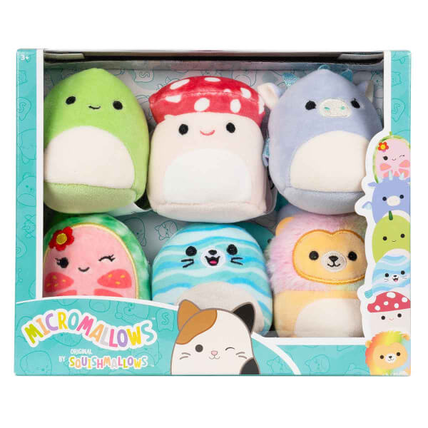 Squishmallows Micromallows 6’lı Peluş Seti 6 cm