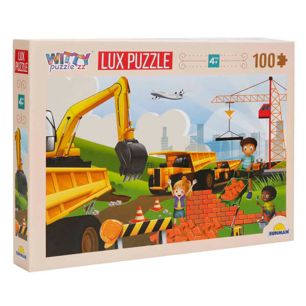 100 Parça Puzzle: İnşaat 