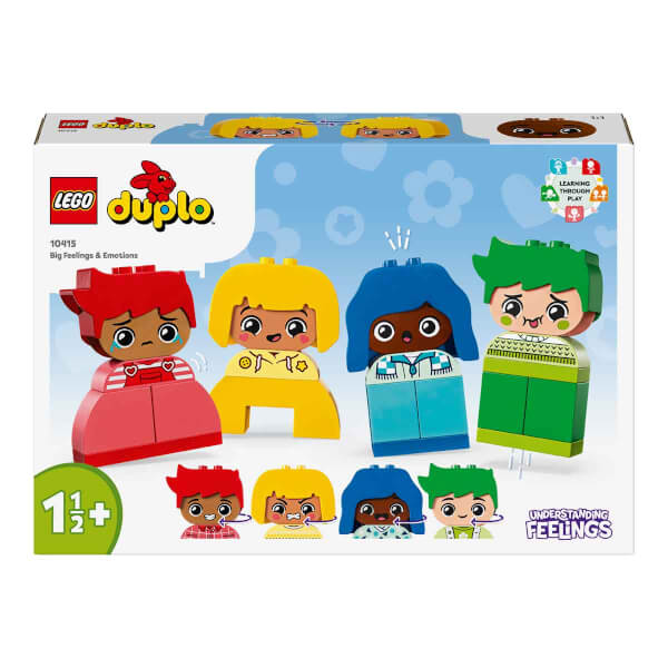 LEGO® DUPLO® İlk Büyük Duygularım 10415 - 1 Buçuk Yaş ve Üzeri Çocuklar için kişisel olarak kullanılabilen Eğitici Oyuncak Yapım Seti (23 Parça)