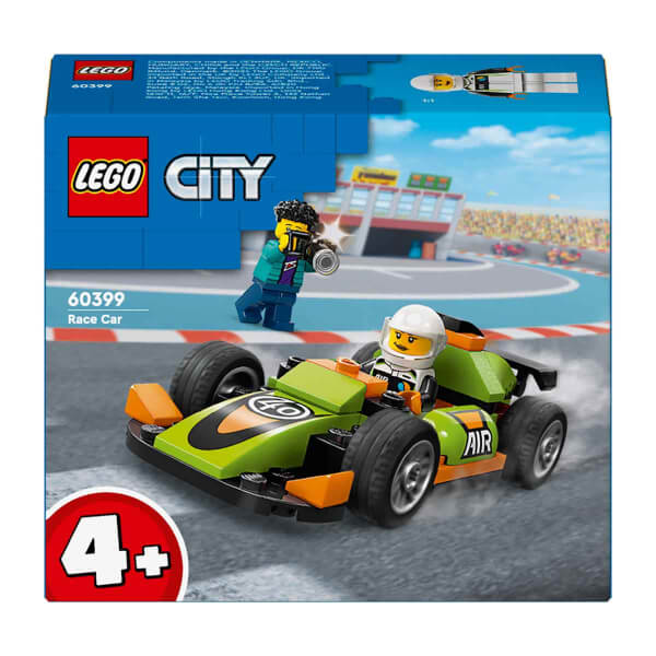 LEGO® City Yeşil Yarış Arabası 60399 - 4 Yaş ve Üzeri Çocuklar için Oyuncak Yarış Aracı İçeren Yaratıcı Oyuncak Yapım Seti (56 Parça)