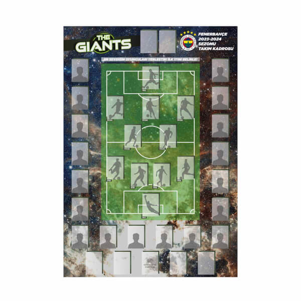 The Giants Fenerbahçe Dev Poster ve Çıkartma Seti