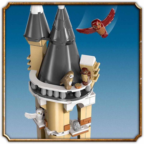LEGO Harry Potter Hogwarts Şatosu Baykuşhanesi 76430 - 8 Yaş ve Üzeri Harry Potter Hayranları için Baykuş Figürü İçeren Koleksiyonluk Yaratıcı Oyuncak Yapım Seti (364 Parça)
