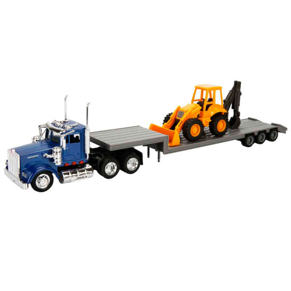 1:43 Long Haul Kenworth Taşıyıcı Tır ve Dozer