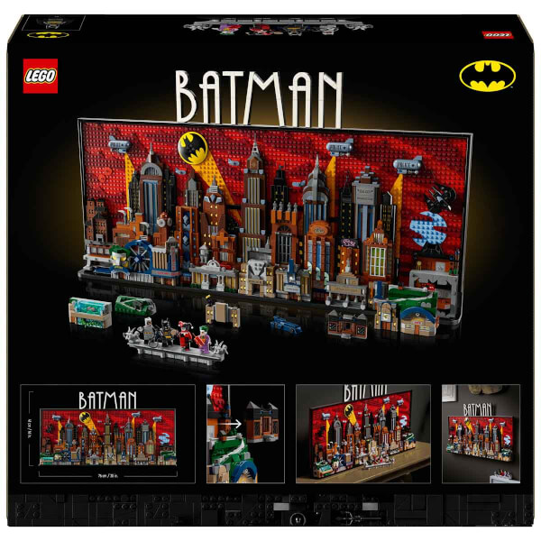 LEGO DC Batman: The Animated Series Gotham City 76271 Süper Kahraman Seven Yetişkinler için Koleksiyonluk Yaratıcı Sergileme Modeli Yapım Seti 4210 Parça