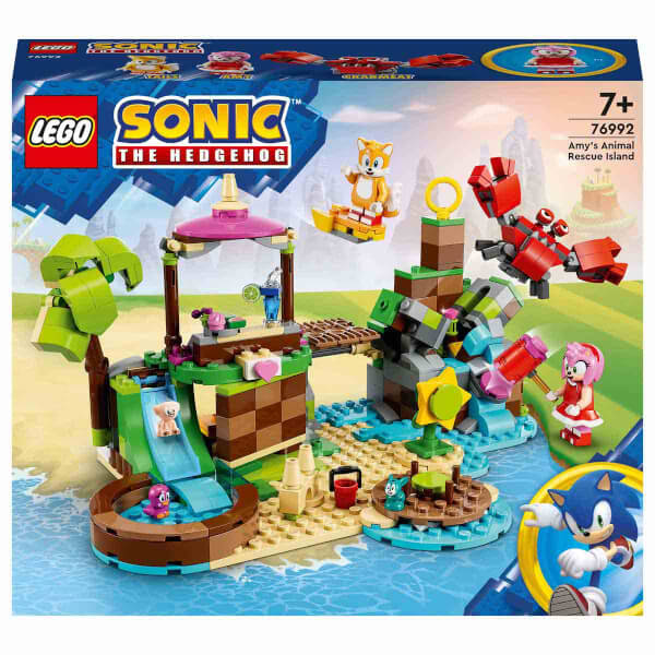 LEGO® Sonic the Hedgehog™ Amy’nin Hayvan Kurtarma Adası 76992 - 7 Yaş ve Üzeri Çocuklar için Yaratıcı Oyuncak Yapım Seti (388 Parça)