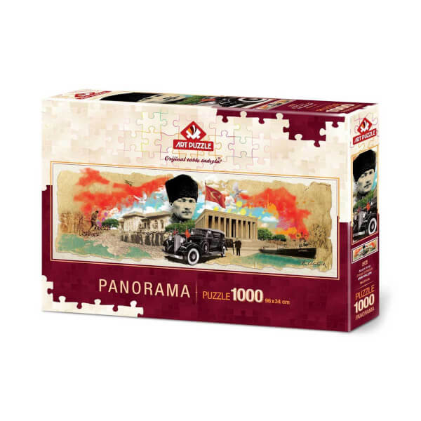 1000 Parça Panorama Puzzle : Atatürk Kolajı 