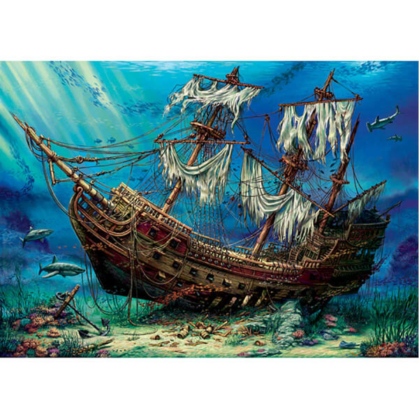 1500 Parça Puzzle : Batık Gemi