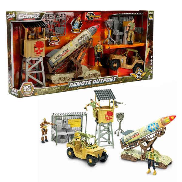 Sesli ve Işıklı The Corps Remote Outpost Oyun Seti