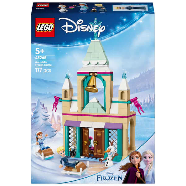 LEGO Disney Frozen Arendelle Karlar Ülkesi Şatosu 43265 - 5 Yaş ve Üzeri Prenses Seven Çocuklar için Elsa Mini Bebek İçeren Yaratıcı Oyuncak Yapım Seti (177 Parça)