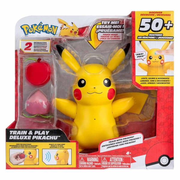 Pikachu Sesli ve Işıklı İnteraktif Deluxe Figür