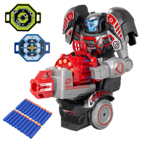 2in1 Robo Rapidfire Sesli ve Işıklı USB Şarjlı Uzaktan Kumandalı Robot