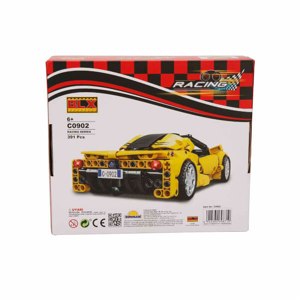 BLX Racing Sarı Yarış Arabası C0902DS