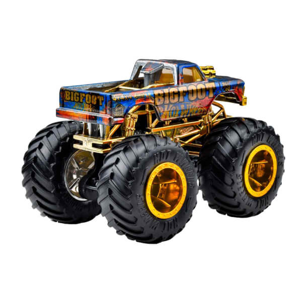 Hot Wheels Monster Trucks Bigfoot Trophy Şampiyonları Tekli Arabalar JDV96