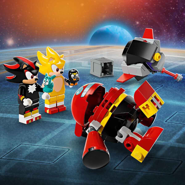 LEGO Sonic the Hedgehog Super Sonic, Egg Drillster’a Karşı 76999 – 8 Yaş ve Üzeri Çocuklar İçin Shadow ve Dr. Eggman Karakterleri İçeren Yaratıcı Oyuncak Yapım Seti (590 Parça)