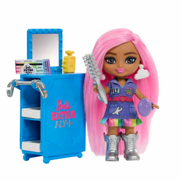 Barbie Extra Jet ve Extra Mini Minis Oyun Seti HPF72