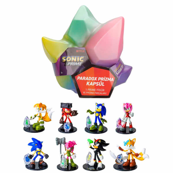 Sonic Prime Paradox Prizma Kapsül Sürpriz Paket 