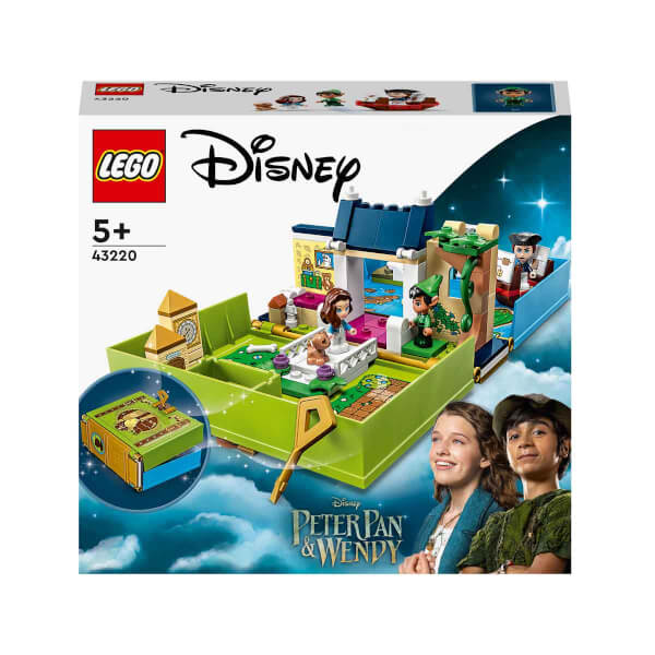 LEGO® | Disney Peter Pan ve Wendy'nin Hikaye Kitabı Macerası 43220 - 5 Yaş ve Üzeri Çocuklar için Yaratıcı Oyuncak Yapım Seti (111 Parça)