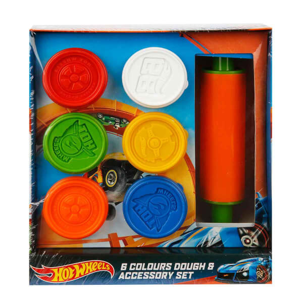Hot Wheels Merdaneli Oyun Hamuru Seti 6'lı