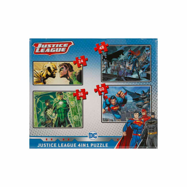 48 + 36 + 24 + 60 Parça Puzzle: DC Justice League