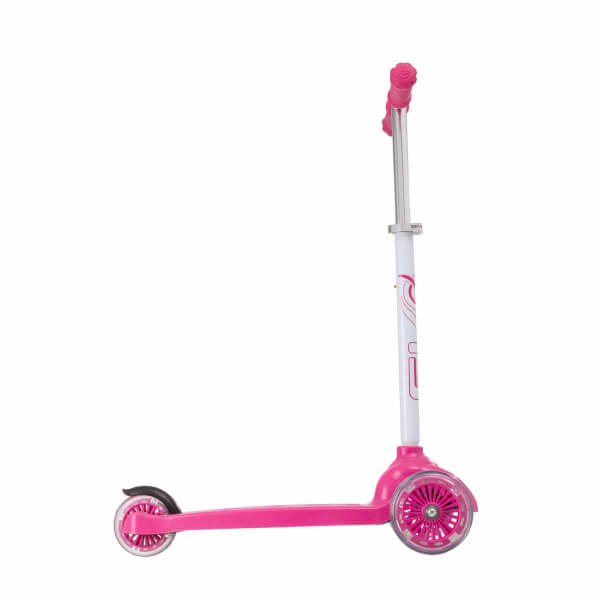 Evo Işıklı 3 Tekerlekli Pembe Scooter