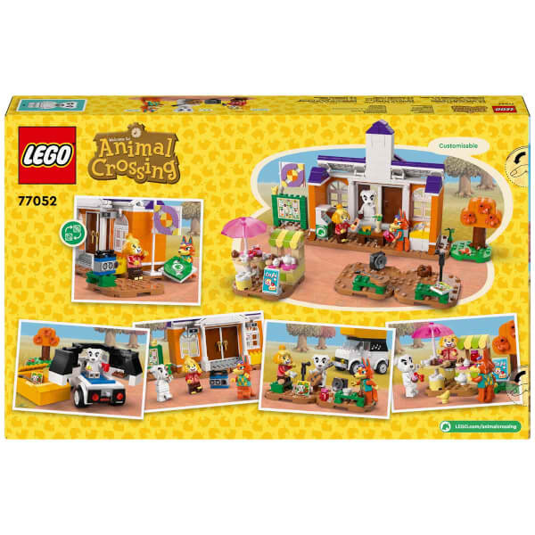 LEGO Animal Crossing K.K. Meydan Konseri 77052 - 7 Yaş ve Üzeri Çocuklar İçin Kafe ve Araç İçeren Oyuncak Yapım Seti (550 Parça)