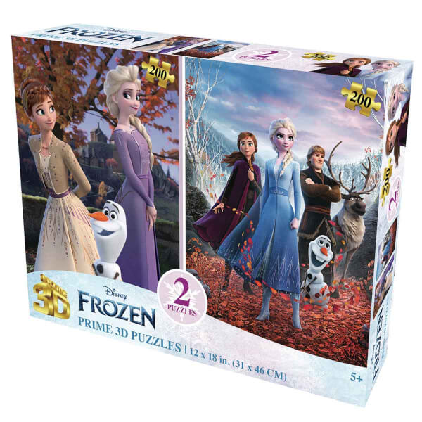 Prime 3D 200 Parça 2’li 3D Puzzle: Disney Frozen 